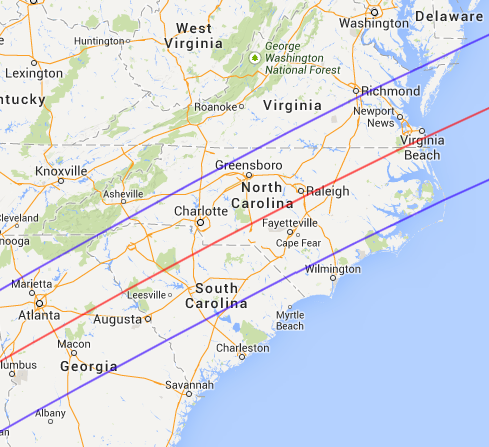 Southern States Total Solar Eclipse on 24 June 1778 – Southern ...